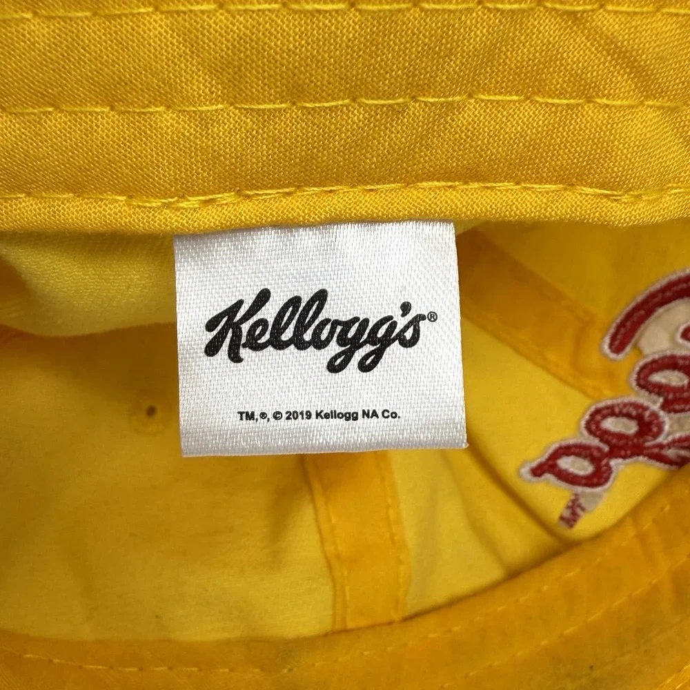 Kellogg's Eggo Waffle Yellow Cap Hat Collectibles Strapback Adjustable Cotton‎